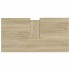 Armario de lavabo de baño madera roble Sonoma 65x33x60