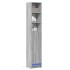 Aparador con LED madera ingeniería gris Sonoma 36x32,5x200