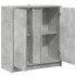 Aparador con LED madera ingeniería gris hormigón 77x34x85