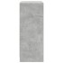 Aparador con LED madera ingeniería gris hormigón 77x34x85