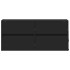 Mueble de TV de pared con luces LED negro 100x31x45