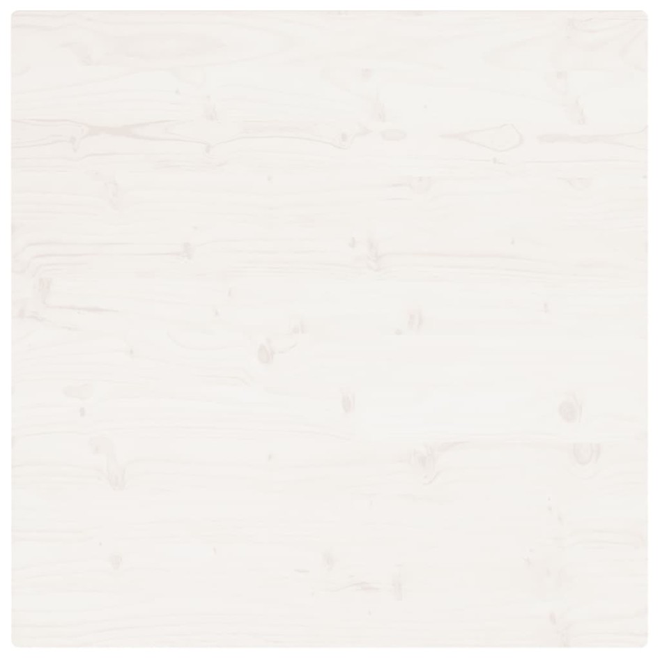 Tablero de mesa cuadrado madera maciza pino blanco 90x90x2,5