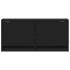 Mueble de TV de pared con luces LED negro 80x31x35