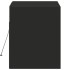 Mueble de TV de pared con luces LED negro 80x31x35