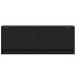 Mueble de TV de pared con luces LED negro 100x31x35