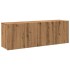 Muebles para TV de pared 2 unidades roble artesanal 60x30x41