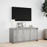Mueble de TV con LED madera ingeniería gris Sonoma 100x34x50