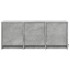 Mueble de TV LED madera ingeniería gris hormigón 97x34x40