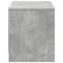 Mueble de TV LED madera ingeniería gris hormigón 97x34x40