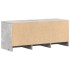 Mueble de TV LED madera ingeniería gris hormigón 97x34x40