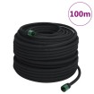Manguera porosa para jardín caucho negro 16 mm 100 m
