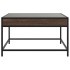 Mesa de centro con Infinity LED marrón roble 70x50x41