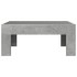 Mesa de centro con Infinity LED gris hormigón 70x50x30