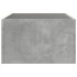 Mesa de centro con Infinity LED gris hormigón 70x50x30