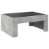 Mesa de centro con Infinity LED gris hormigón 70x50x30