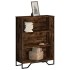 Estantería madera de ingeniería roble ahumado 80x31x106