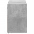 Mueble de TV de pared con luces LED gris hormigón 100x31x45