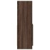 Aparador de madera de ingeniería marrón roble 92x33x100