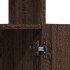 Aparador de madera de ingeniería marrón roble 92x33x100
