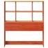 Cabecero de cama almacenaje madera maciza pino marrón 90