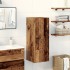 Armario de pared madera de ingeniería envejecida 34,5x34x90