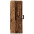 Armario de pared madera de ingeniería envejecida 34,5x34x90