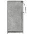 Aparador con LED madera ingeniería gris hormigón 42,5x34x85