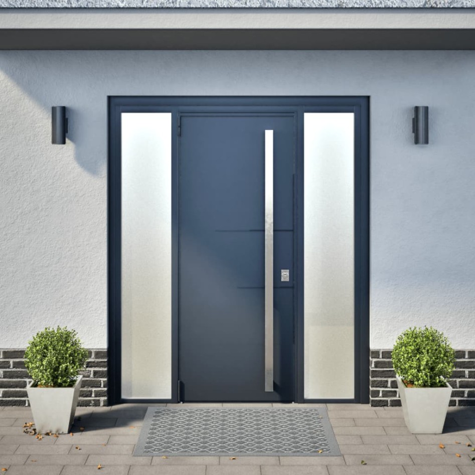 Jardineras 2 unidades acero inoxidable 30x30x30