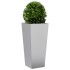 Jardineras 2 uds acero inoxidable 35x35x75