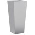 Jardineras 2 uds acero inoxidable 35x35x75