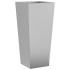 Jardineras 2 uds acero inoxidable 35x35x75
