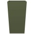 Jardinera de acero verde oliva 45x45x75