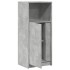Aparador con LED madera ingeniería gris hormigón 42,5x34x100
