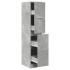 Armario botiquín madera ingeniería gris hormigón 30x41x144,5