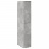 Armario botiquín madera ingeniería gris hormigón 30x41x144,5