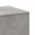 Armario botiquín madera ingeniería gris hormigón 30x41x144,5