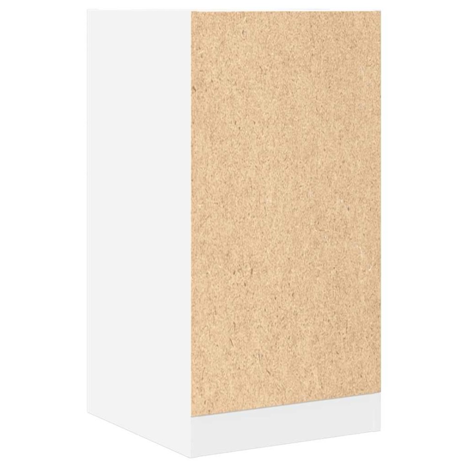 Armario botiquín madera de ingeniería blanco 40x41x77,5