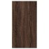Armario botiquín madera ingeniería marrón roble 40x41x77,5
