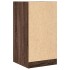 Armario botiquín madera ingeniería marrón roble 40x41x77,5