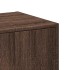 Armario botiquín madera ingeniería marrón roble 40x41x77,5