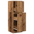 Armario botiquín madera de ingeniería envejecido 40x41x118