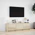 Mueble de TV LED madera de ingeniería roble Sonoma 140x34x40