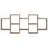 Estante de pared madera ingeniería roble artisian 159x18x65