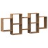 Estante de pared madera ingeniería roble artisian 159x18x65