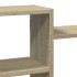 Estante de pared madera ingeniería roble Sonoma 129x18x42