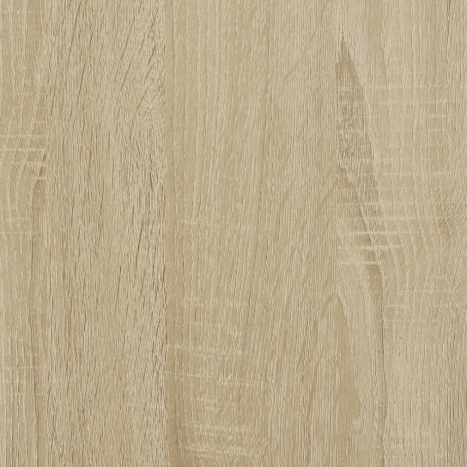 Estante de pared madera ingeniería roble Sonoma 129x18x42