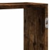 Estante de pared madera ingeniería roble ahumado 129x18x42