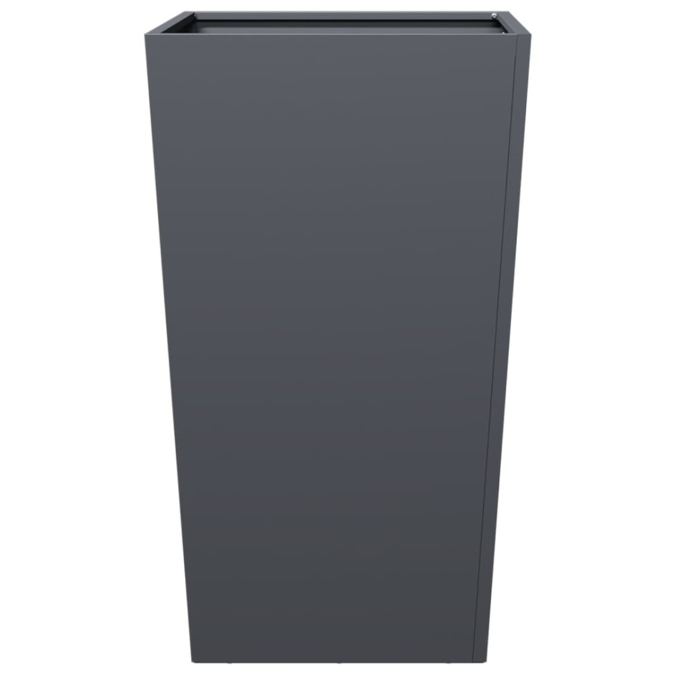 Jardinera hexagonal acero antracita 45x45x75