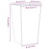 Jardinera hexagonal acero antracita 45x45x75