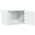 Mesitas de noche de pared con luces LED 2 unidades